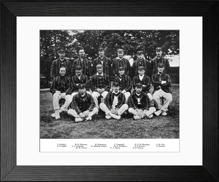 Framed Print : The South African cricket team of 1912 Framed Print : The South African cricket team of 1912