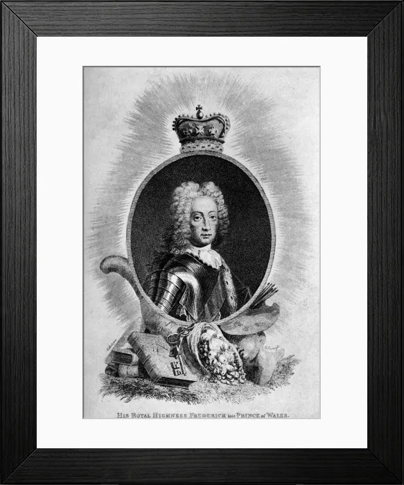 Framed Print : Frederick Louis (1707-1751), Prince of Wales, 18th century (1912) Framed Print : Frederick Louis (1707-1751), Prince of Wales, 18th century (1912)