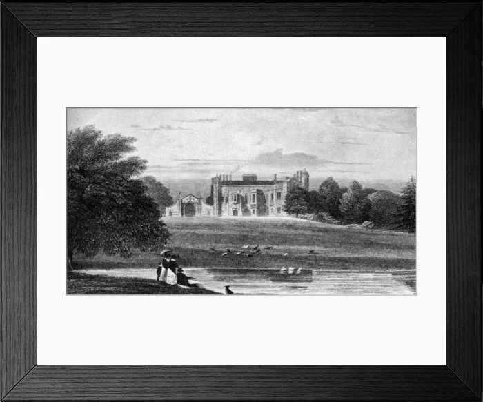 Framed Print : Madingley Hall, Madingley, Cambridgeshire, 19th century (1912) Framed Print : Madingley Hall, Madingley, Cambridgeshire, 19th century (1912)
