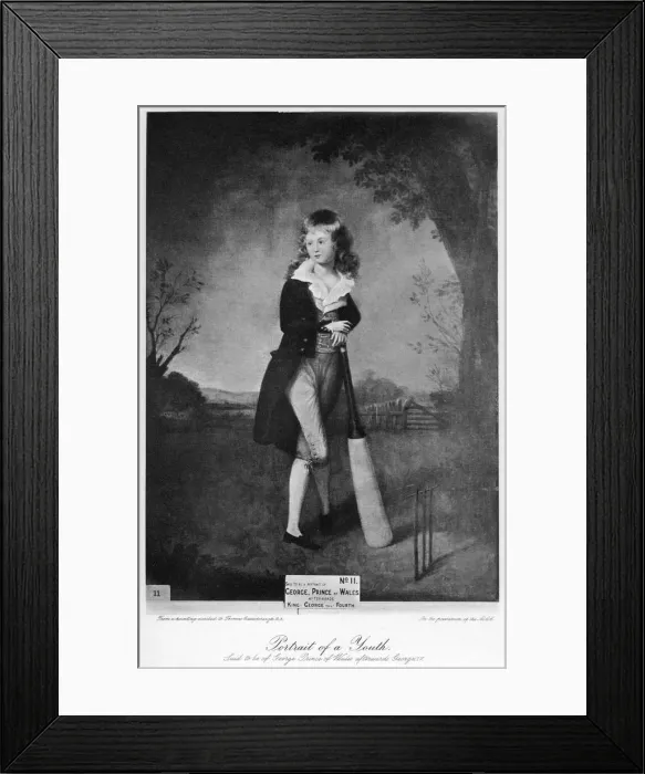 Framed Print : George, the Prince of Wales (1762-1830), the future King George IV, 18th century (1912) Framed Print : George, the Prince of Wales (1762-1830), the future King George IV, 18th century (1912)