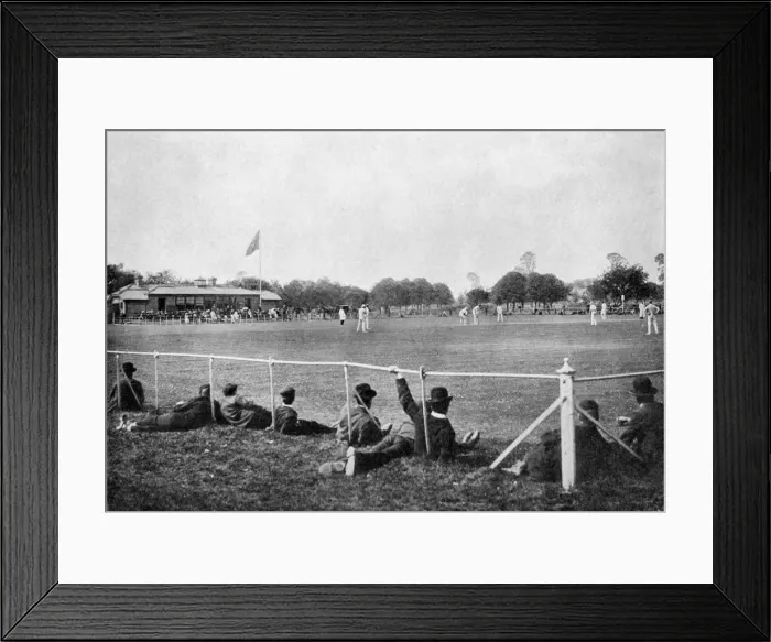 Framed Print : The Phoenix Park cricket ground, Dublin, 1912. Artist: D Arcy Framed Print : The Phoenix Park cricket ground, Dublin, 1912. Artist: D Arcy