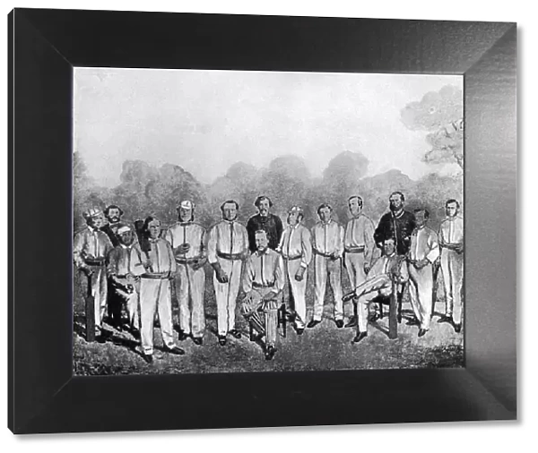 The first English cricket team to visit Australia, 1861-1862 (1912)