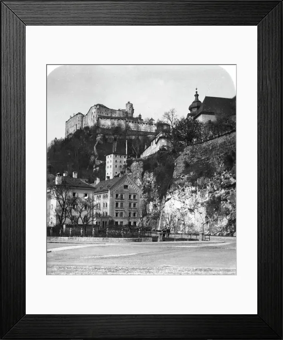 Framed Print : Nonnberg Abbey, Salzburg, Austria, c1900. Artist: Wurthle & Sons Framed Print : Nonnberg Abbey, Salzburg, Austria, c1900. Artist: Wurthle & Sons