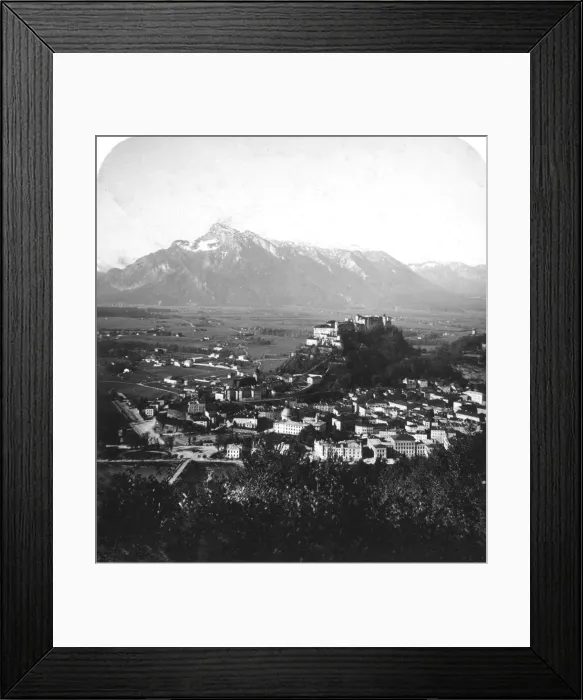 Framed Print : The Kapuzinerberg, Salzburg, Austria, c1900. Artist: Wurthle & Sons Framed Print : The Kapuzinerberg, Salzburg, Austria, c1900. Artist: Wurthle & Sons