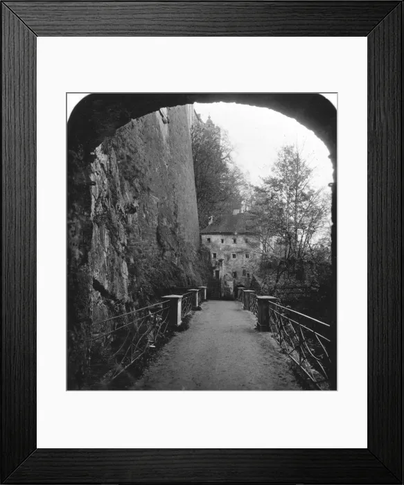 Framed Print : Sperrbogen, Hohensalzburg Fortress, Salzburg, Austria, c1900. Artist: Wurthle & Sons Framed Print : Sperrbogen, Hohensalzburg Fortress, Salzburg, Austria, c1900. Artist: Wurthle & Sons