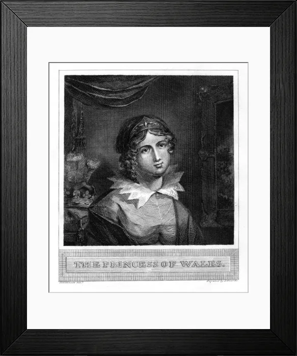 Framed Print : The Princess of Wales, 19th century. Artist: Edwards Framed Print : The Princess of Wales, 19th century. Artist: Edwards