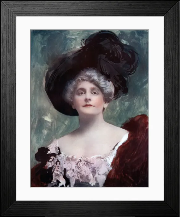 Framed Print : Cecil Raleigh (1856-1914), English actress, c1902. Artist: Fellows Willson Framed Print : Cecil Raleigh (1856-1914), English actress, c1902. Artist: Fellows Willson
