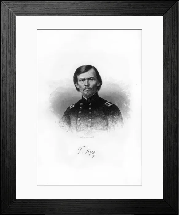 Framed Print : Portrait of a man, 1872. Artist: John A O Neill