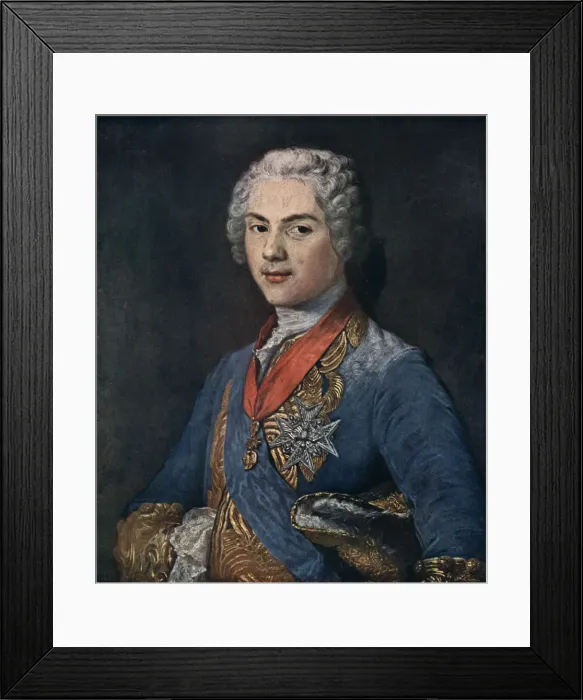 Framed Print : Louis, Dauphin of France (1729-1765), 1910. Artist: Henri de la Tour d Auvergne Framed Print : Louis, Dauphin of France (1729-1765), 1910. Artist: Henri de la Tour d Auvergne