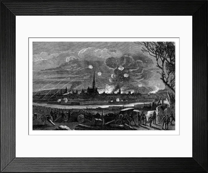 Framed Print : The bombardment of Strasburg, France, 1875 Framed Print : The bombardment of Strasburg, France, 1875