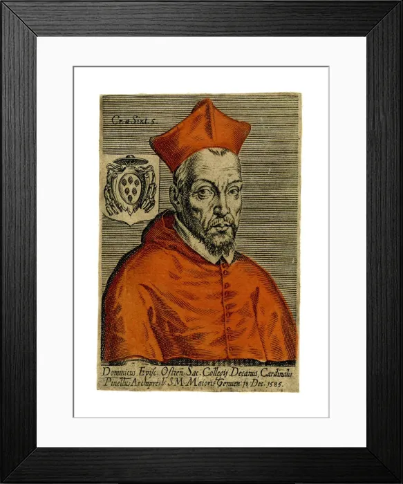 Framed Print : Cardinal Pinette, 1585 Framed Print : Cardinal Pinette, 1585