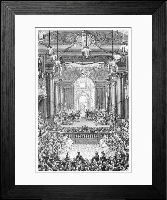 Framed Print : A royal ball, 19th century Framed Print : A royal ball, 19th century