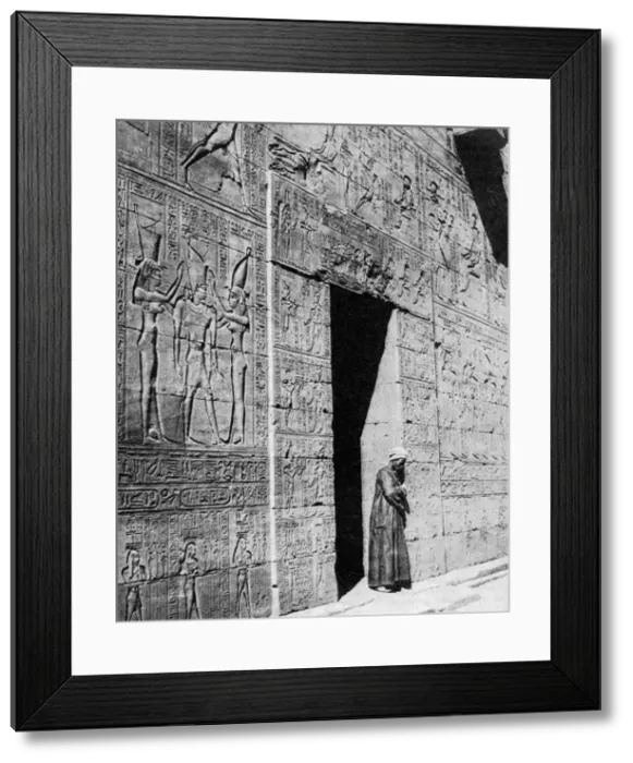 Framed Print : Temple of Horus, Edfou, Egypt, 1935 Framed Print : Temple of Horus, Edfou, Egypt, 1935