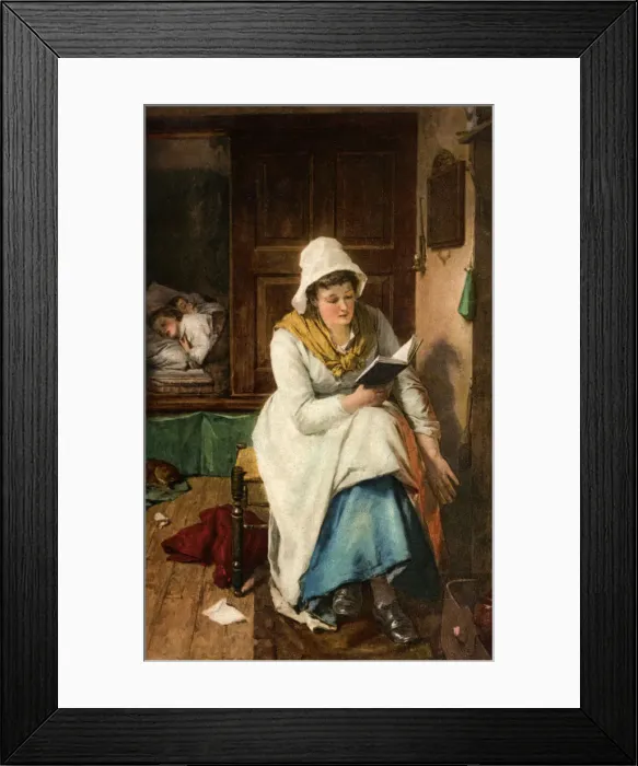 Framed Print : When the Children are Asleep, 1908-1909 Framed Print : When the Children are Asleep, 1908-1909