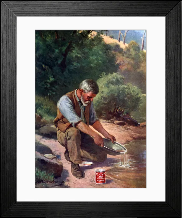 Framed Print : The Prospector, 1908-1909. Artist: Jan Hendrik Scheltema Framed Print : The Prospector, 1908-1909. Artist: Jan Hendrik Scheltema