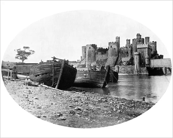 Conway Castle, north Wales, 1908-1909. Artist: Ernest W Jackson