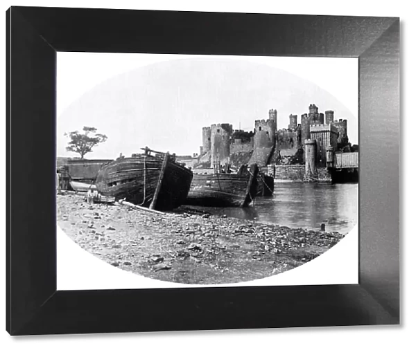 Conway Castle, north Wales, 1908-1909. Artist: Ernest W Jackson