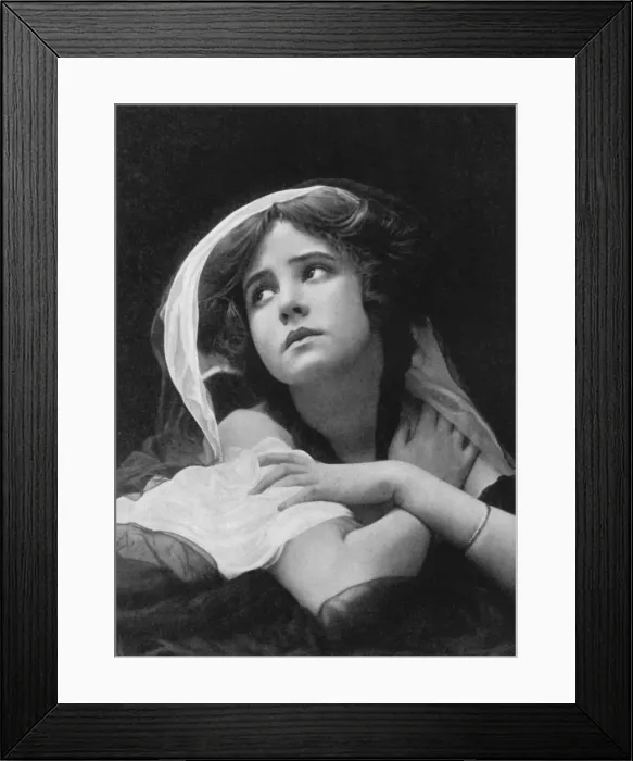 Framed Print : Gertie Murray, 1908-1909. Artist: Pawson Framed Print : Gertie Murray, 1908-1909. Artist: Pawson