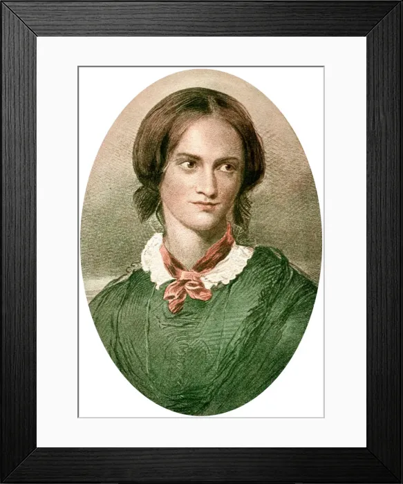 Framed Print : Charlotte Bronte (1816-1855), English novelist, 1908-1909 Framed Print : Charlotte Bronte (1816-1855), English novelist, 1908-1909