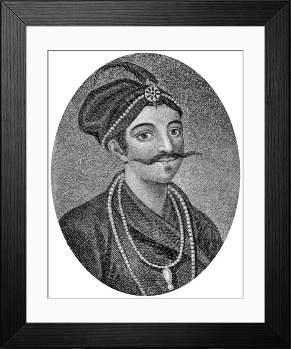 Framed Print : A Chinese prince of the Manchoo Tartar race, 1801. Artist: J Chapman Framed Print : A Chinese prince of the Manchoo Tartar race, 1801. Artist: J Chapman