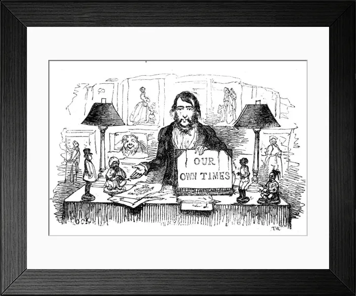 Framed Print : Our Own Times, 1846 Framed Print : Our Own Times, 1846