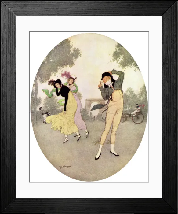 Framed Print : What do you Think of Young Rouselle?, c1915. Artist: Edmund Dulac Framed Print : What do you Think of Young Rouselle?, c1915. Artist: Edmund Dulac