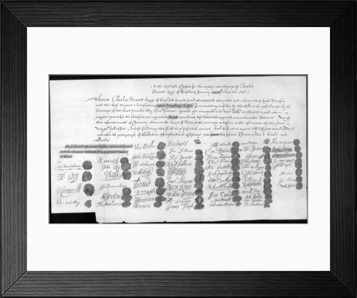 Framed Print : A letter relating to Charles Stuart, Bonnie Prince Charlie, 18th century Framed Print : A letter relating to Charles Stuart, Bonnie Prince Charlie, 18th century