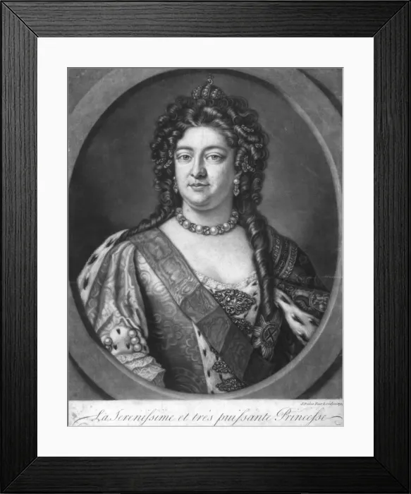 Framed Print : La Serenissime et tres puissante Princesse, 1734 Framed Print : La Serenissime et tres puissante Princesse, 1734