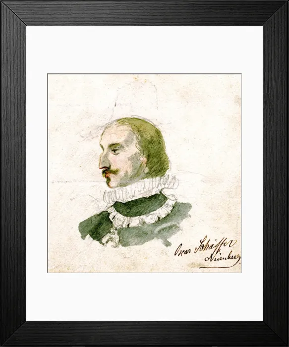 Framed Print : Oscar Schaeffer, c19th century Framed Print : Oscar Schaeffer, c19th century