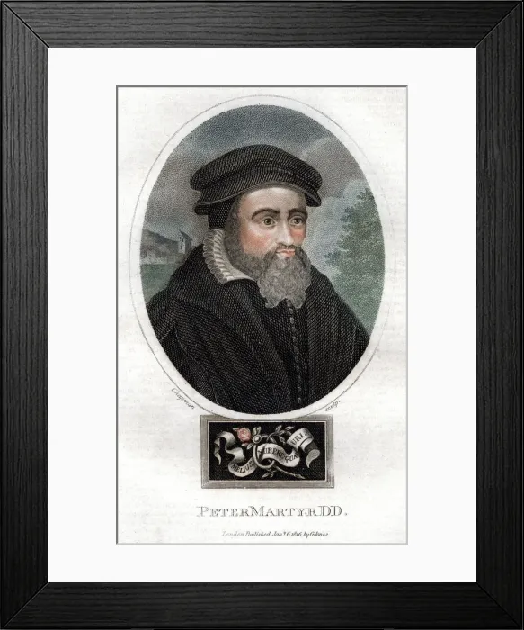 Framed Print : Pietro Martire Vermigli (1499-1562), Italian theologian, 1816. Artist: Chapman & Co Framed Print : Pietro Martire Vermigli (1499-1562), Italian theologian, 1816. Artist: Chapman & Co