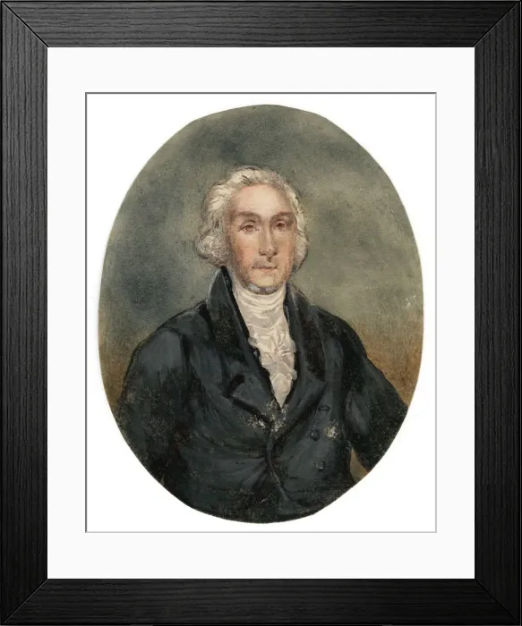 Framed Print : Reverend George Burden (1811-1892), 19th century Framed Print : Reverend George Burden (1811-1892), 19th century