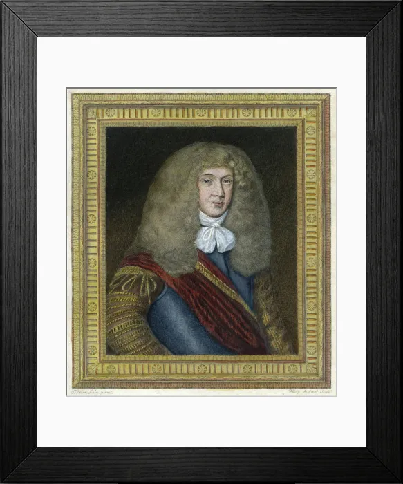 Framed Print : Charles Cotton (1638-1687), English poet, (19th century). Artist: Philip Audinet Framed Print : Charles Cotton (1638-1687), English poet, (19th century). Artist: Philip Audinet