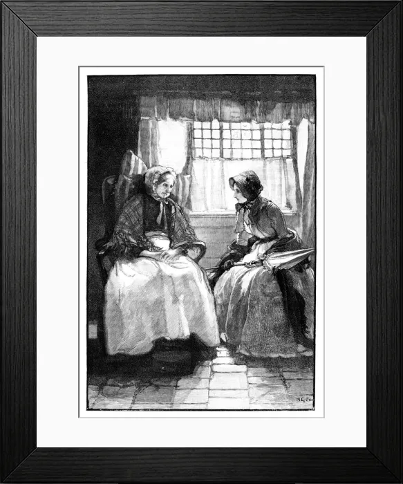 Framed Print : At Balmoral, A Morning Call, 19th century Framed Print : At Balmoral, A Morning Call, 19th century