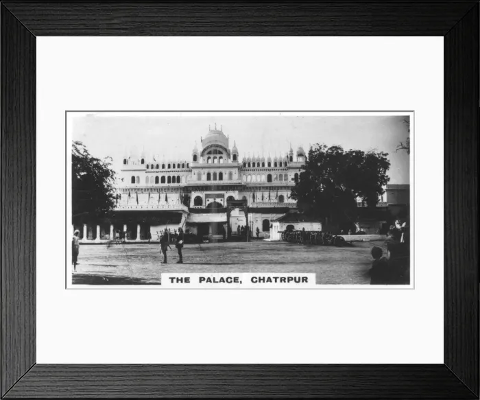 Framed Print : The palace of Chattarpur, India, c1925 Framed Print : The palace of Chattarpur, India, c1925