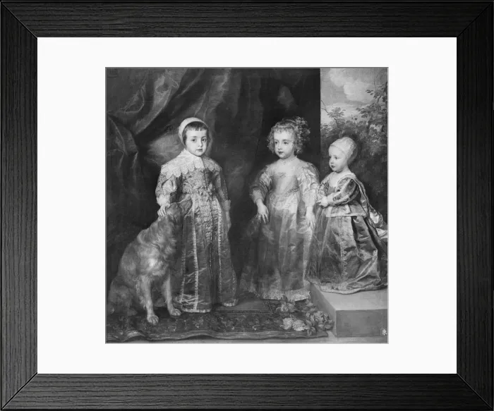 Framed Print : The three sons of Charles I, King of England, 1630s. Artist: Anthony van Dyck Framed Print : The three sons of Charles I, King of England, 1630s. Artist: Anthony van Dyck