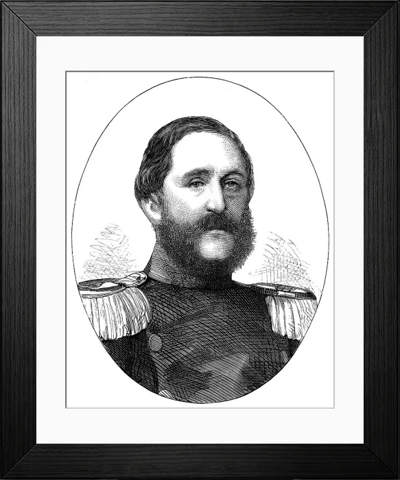Framed Print : Prince Frederick Charles (1828-1885), Duke of Augustenborg, 19th century