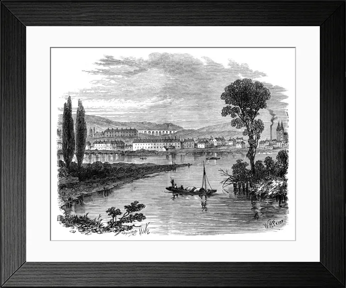 Framed Print : Sedan, 19th century. Artist: William Henry Prior Framed Print : Sedan, 19th century. Artist: William Henry Prior