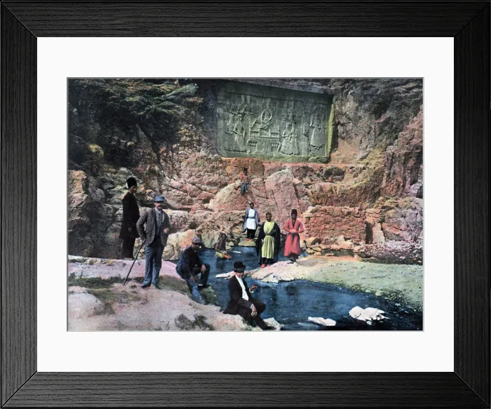 Framed Print : The Shah of Persia and his children, c1890. Artist: Gillot Framed Print : The Shah of Persia and his children, c1890. Artist: Gillot