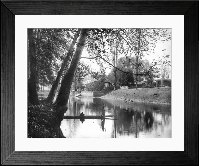 Framed Print : Chinar Bagh in the autumn, Kashmir, India, early 20th century. Artist: F Bremner Framed Print : Chinar Bagh in the autumn, Kashmir, India, early 20th century. Artist: F Bremner