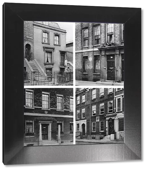 Four London houses of famous men, London, 1926-1927. TEXT CUT OFFArtist: McLeish