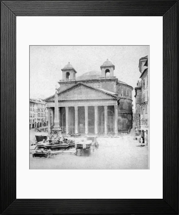 Framed Print : The Pantheon, Rome, Italy, late 19th century Framed Print : The Pantheon, Rome, Italy, late 19th century