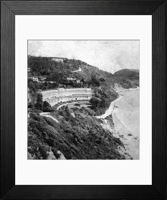 Framed Print : Hesketh Crescent, Torquay, Devon, early 20th century Framed Print : Hesketh Crescent, Torquay, Devon, early 20th century