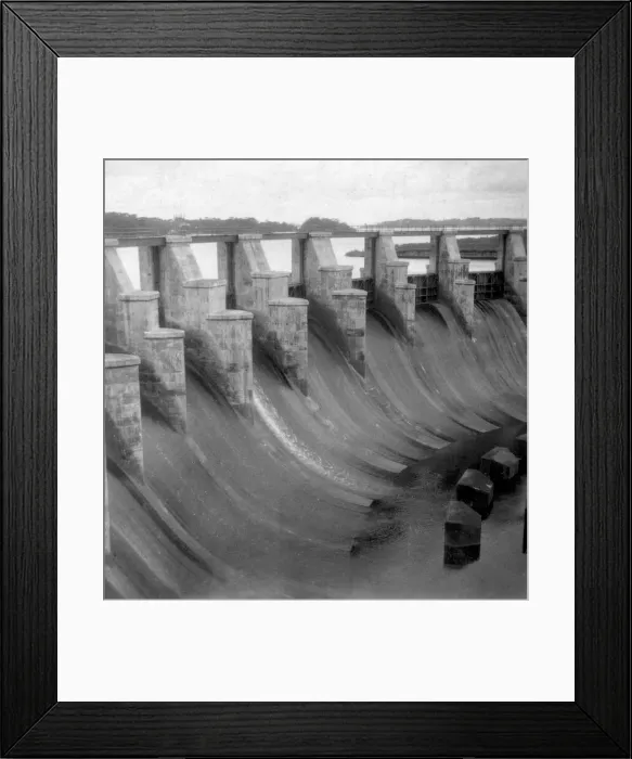 Framed Print : The spillway, Gatun Lock, Panama Canal, Panama, early 20th century. Artist: J Dearden Holmes Framed Print : The spillway, Gatun Lock, Panama Canal, Panama, early 20th century. Artist: J Dearden Holmes