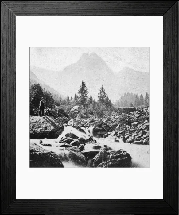 Framed Print : The Wellhorn at Rosenlain, Switzerland, early 20th century. Artist: Underwood & Underwood Framed Print : The Wellhorn at Rosenlain, Switzerland, early 20th century. Artist: Underwood & Underwood