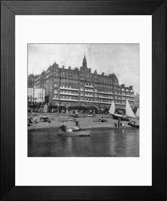 Framed Print : The Metropole Hotel, Brighton, East Sussex, late 19th century Framed Print : The Metropole Hotel, Brighton, East Sussex, late 19th century
