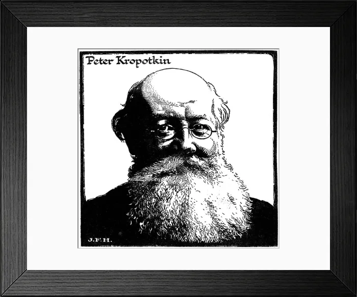 Framed Print : Peter Kropotkin, Russian anarchist, c1920 Framed Print : Peter Kropotkin, Russian anarchist, c1920