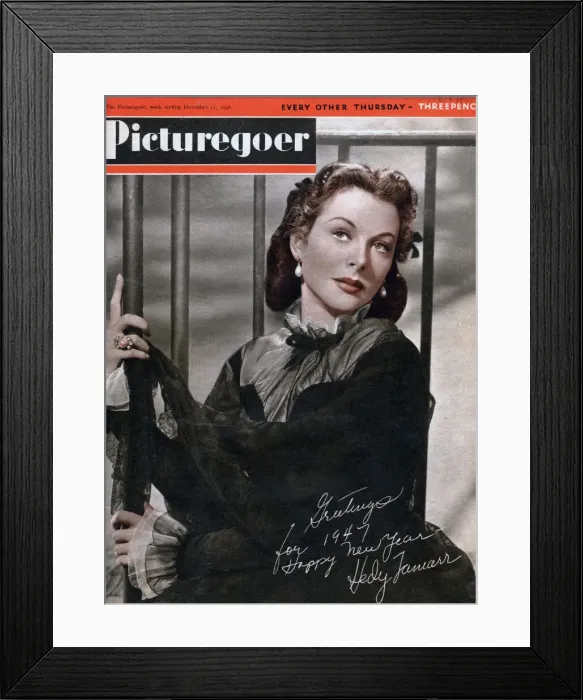 Framed Print : Hedy Lamarr (1914-2000), Austrian-born American actress, 1946 Framed Print : Hedy Lamarr (1914-2000), Austrian-born American actress, 1946