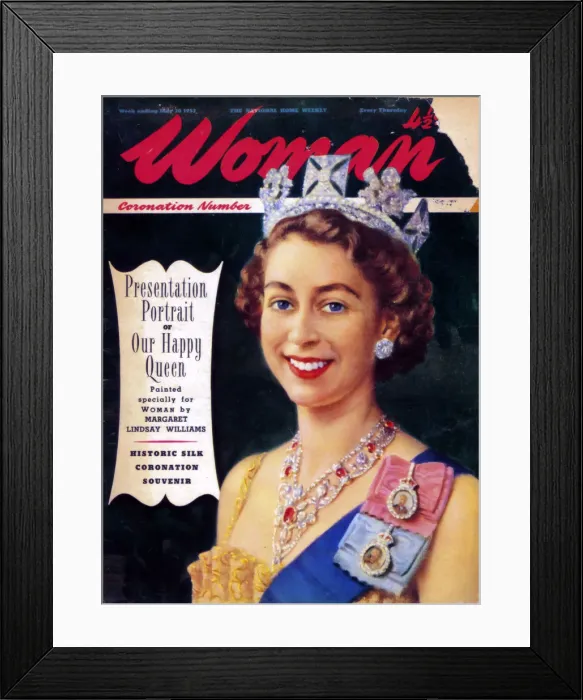 Framed Print : Queen Elizabeth II (b1926), 1953 Framed Print : Queen Elizabeth II (b1926), 1953