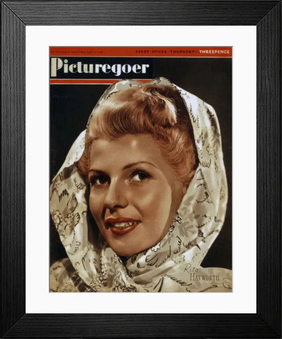 Framed Print : Rita Hayworth (1918-1987), American actress, 1948 Framed Print : Rita Hayworth (1918-1987), American actress, 1948