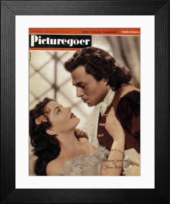 Framed Print : James Mason (1909-1984) and Margaret Lockwood (1916-1990), actors, 1945 Framed Print : James Mason (1909-1984) and Margaret Lockwood (1916-1990), actors, 1945